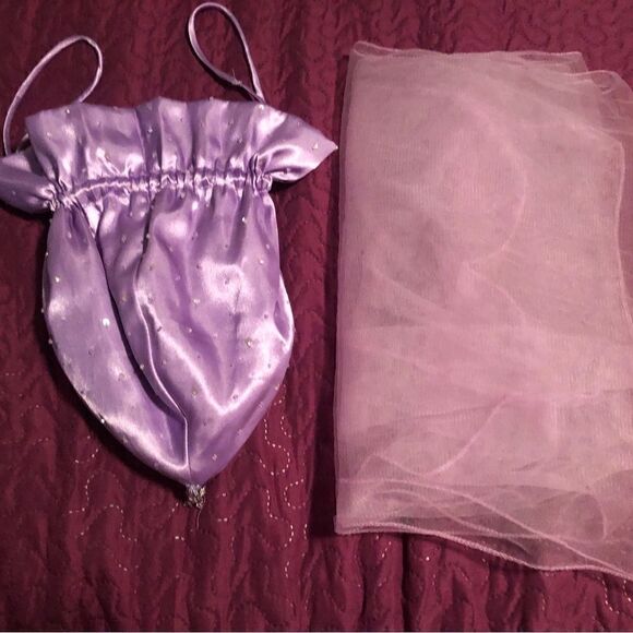 Lavender formal Accessory bundle  - sash and bag - Picture 1 of 6